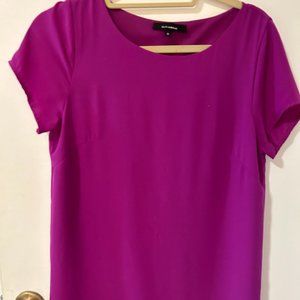 Fuchsia Olivaceous Short Sleeve Dress